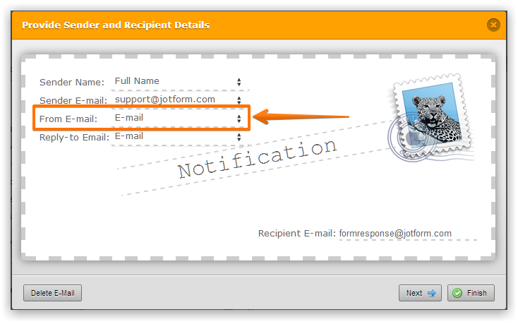 Set Email Field as the Notification Sender Email Address Image 1 Screenshot 20