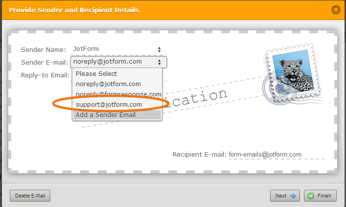 How can I change the FROM Title as shown on the attached jotform    and delete the image? Image 1 Screenshot 20