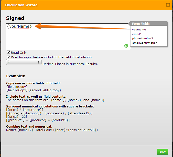 How populate field from another field input of the form? Image 2 Screenshot 1