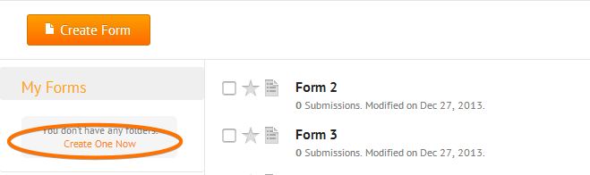 How to create My Folders in My Forms page Image 1 Screenshot 30