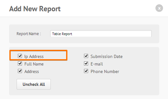 track ip address from email form