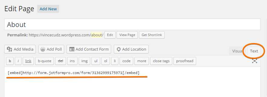How to embed a form in WordPress without using a plugin? Image 2 Screenshot 51