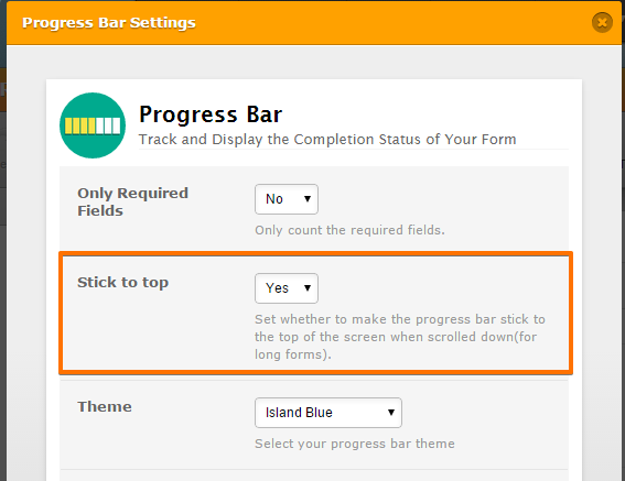 How to position the progress bar widget on top of the page break? Image 1 Screenshot 20