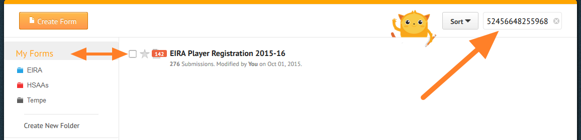 My EIRA Player Registration 2015 16 is not showing in my forms Image 1 Screenshot 20