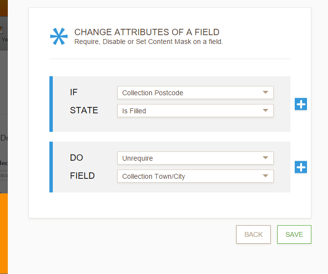 Using conditionals to check if a field is completed and if not a related field has been completed instead Screenshot 20