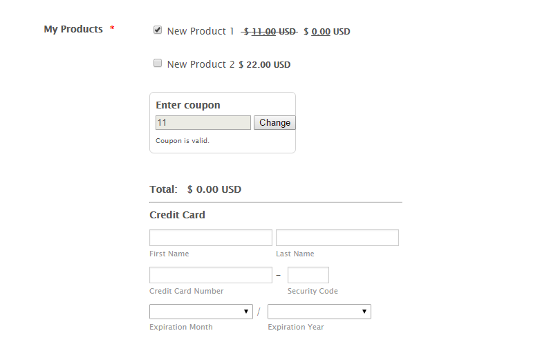 How to handle credit card charges along with $0 transactions Image 1 Screenshot 20
