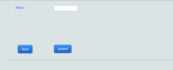 How do you align Back Button and Submit button? Image 1 Screenshot 20