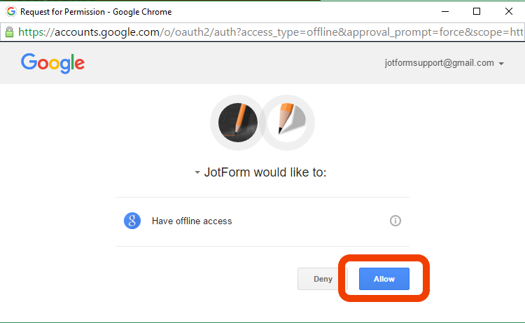 jotform google drive