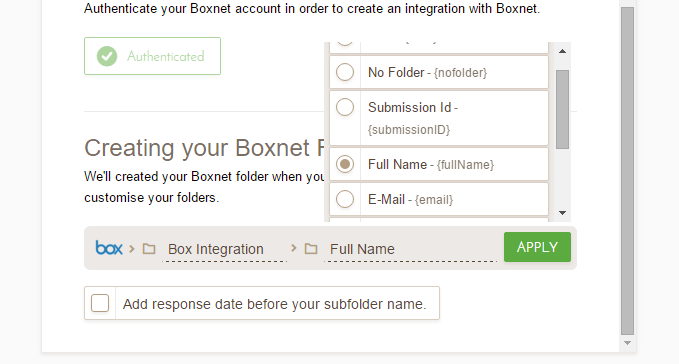 Form integrated with Box Image 1 Screenshot 20