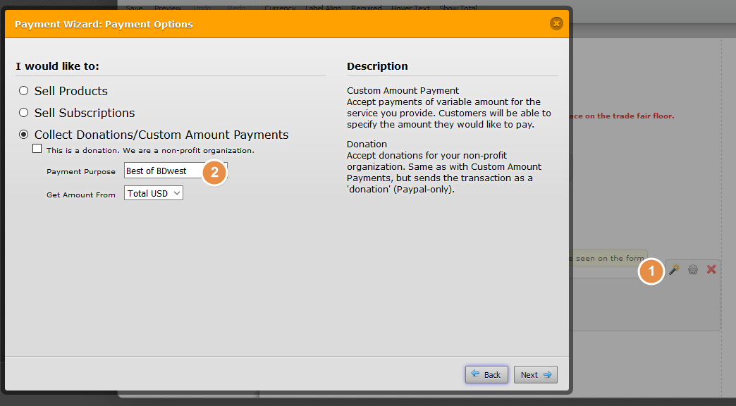 How to change the label or the donation box description in payment field? Image 1 Screenshot 20
