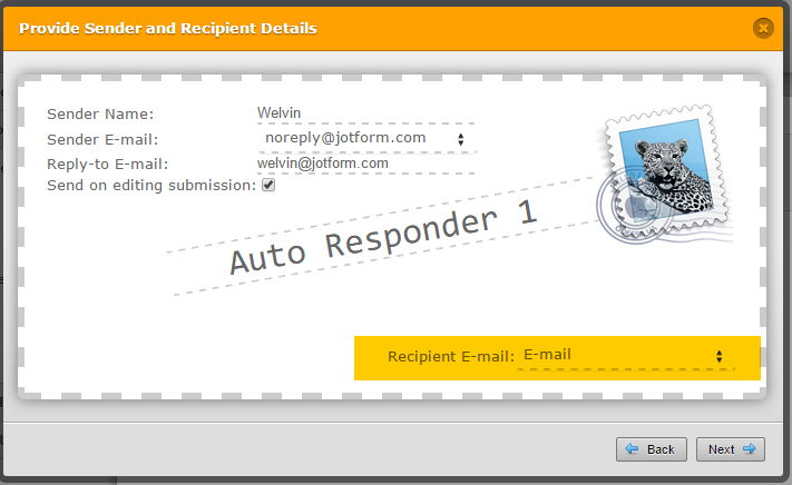 Can I add an automated email reply to a jotform submission Image 1 Screenshot 20