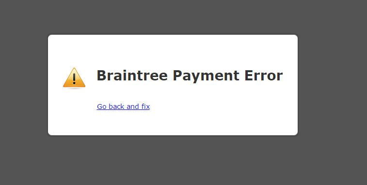 Braintree form not working Image 1 Screenshot 30