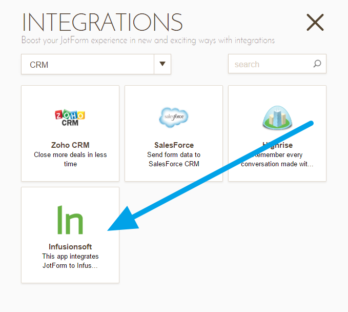 Authentication not showing up in Infusionsoft Integration Image 2 Screenshot 51