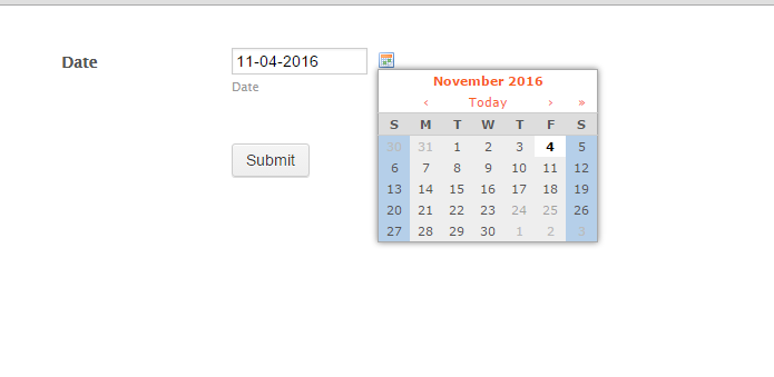 Disable Custom Dates   not working properly Image 1 Screenshot 30