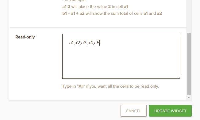 How to make a table that has read only cells and editable cells? Image 1 Screenshot 20