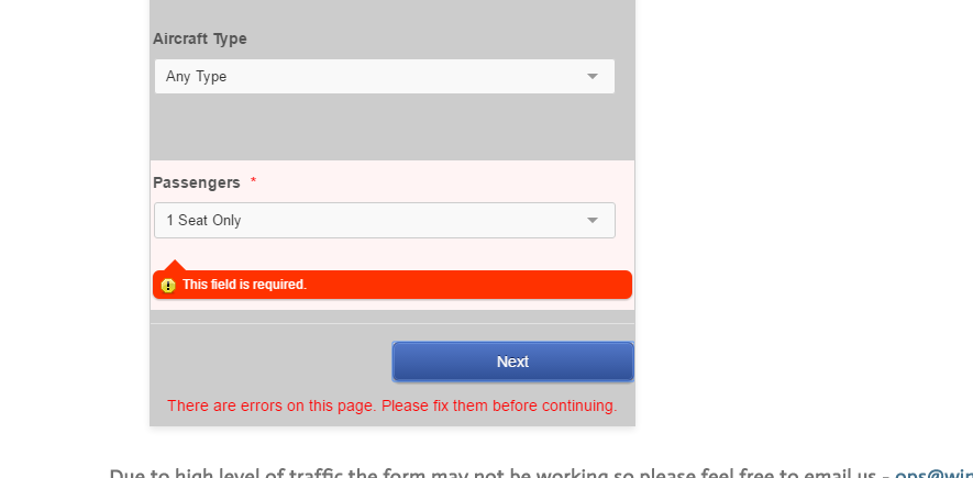 Customers cannot proceed with the request form ?  Image 1 Screenshot 20