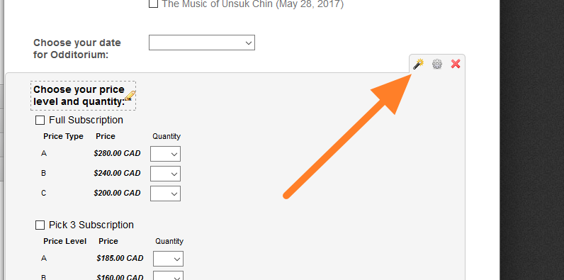 How can I change the prices of each subscription in the form? Image 1 Screenshot 20