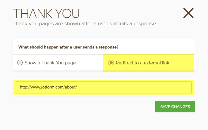 How do I send the Thank You screen to automate back to the form fill out? Image 1 Screenshot 20