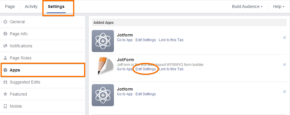 I would like to add a JotForm Tab to Facebook Page Image 1 Screenshot 50