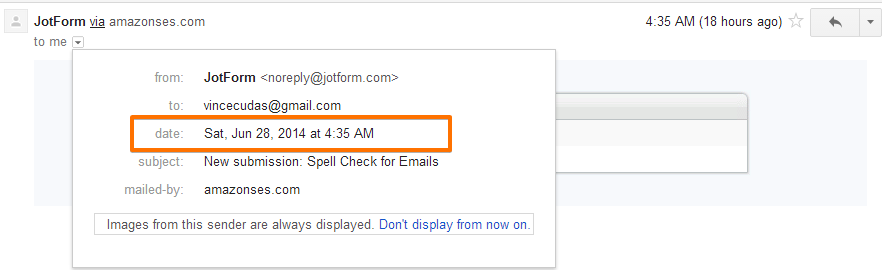 Submission Date/Time to Email Notification and Autoresponder Image 1 Screenshot 20