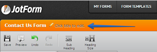 How do I change the Form title shown on the browser Image 1 Screenshot 20