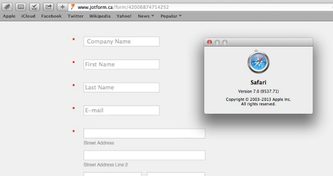 Form labels not showing on Safari Image 2 Screenshot 41