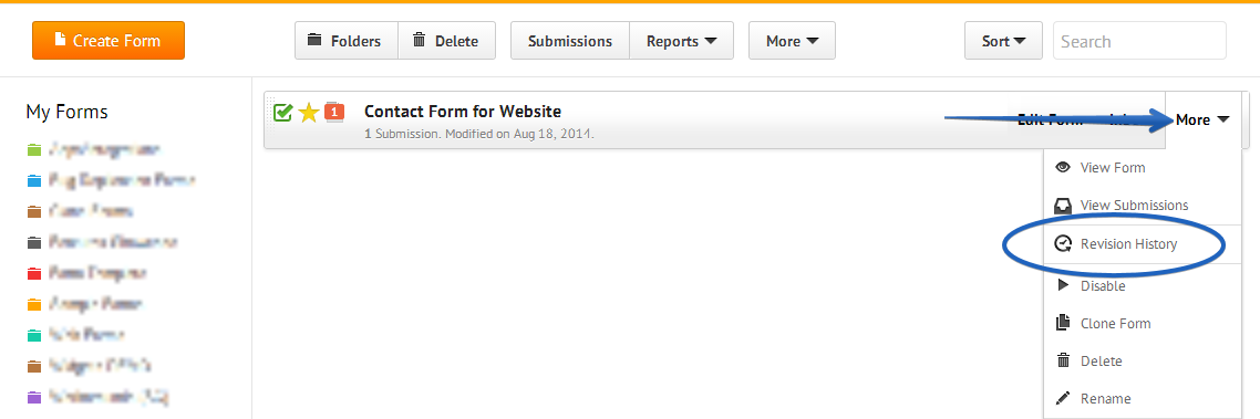 Urgent!   Is there any way we can roll back a form to a previous date (get backup copy)? Image 1 Screenshot 40