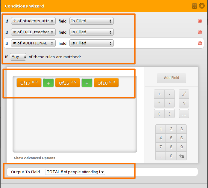 Can you have a field do a total calculation? Image 1 Screenshot 20