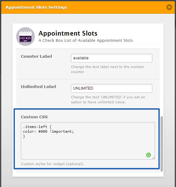 Appointment Slot Text Colors Image 1 Screenshot 20