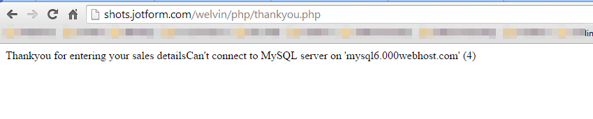 Form is not forwarding data to MySQL Database using Send Post Method Image 1 Screenshot 20