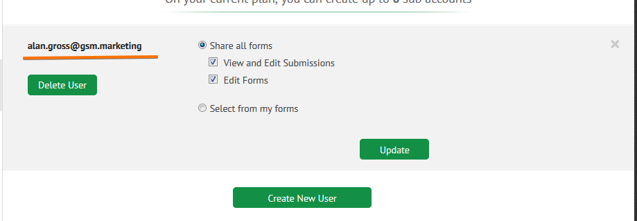 I am having an issue sharing a folder with someone else on my jotform account Image 1 Screenshot 20