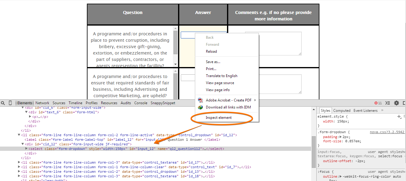 Styling multiple fields in a table layout with custom headers and columns Image 1 Screenshot 20