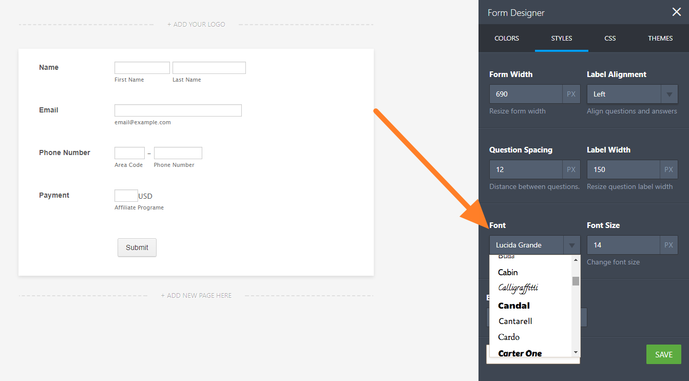Custom CSS: getting a cross origin error in the form when using a custom font face Image 1 Screenshot 20