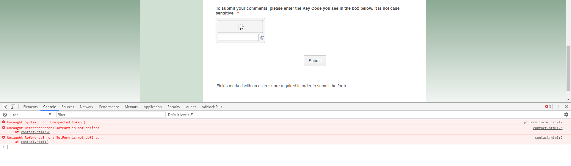 Captcha not working on forms I managed Image 1 Screenshot 20