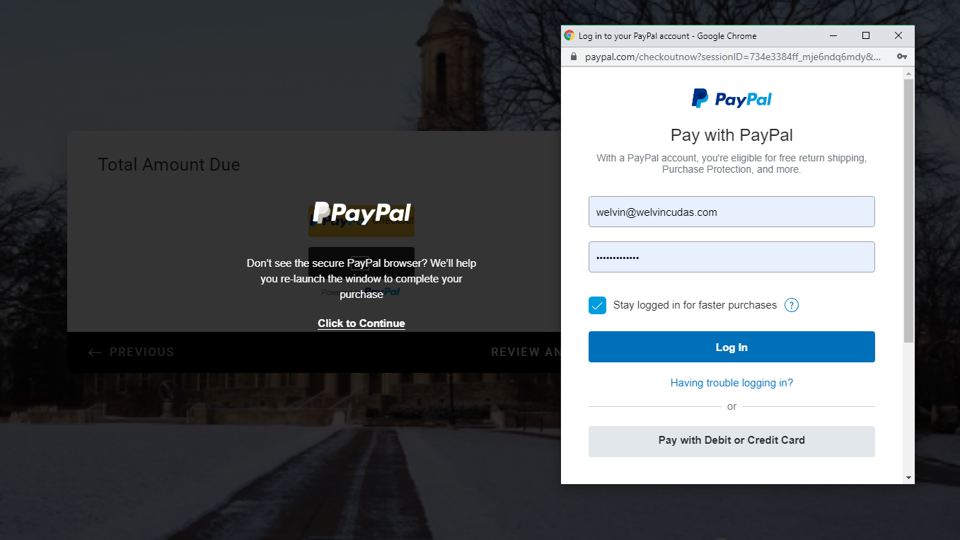 Paypal Checkout is being displayed in two separate cards Image 1 Screenshot 20