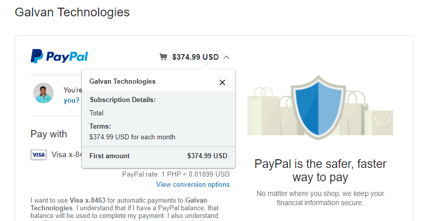 I want the Add ons to be auto billed in the subscription payment Image 1 Screenshot 40