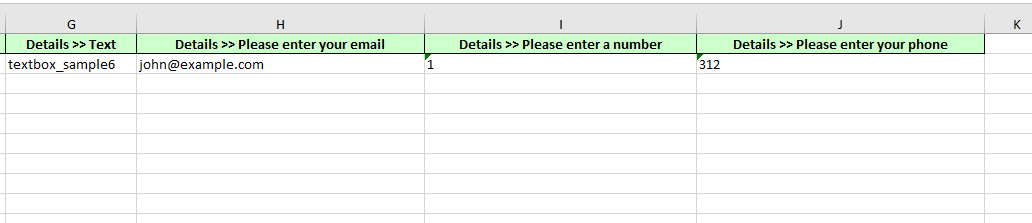 The entries on card with multiple fields are not divided into separate cells in excel Image 1 Screenshot 20