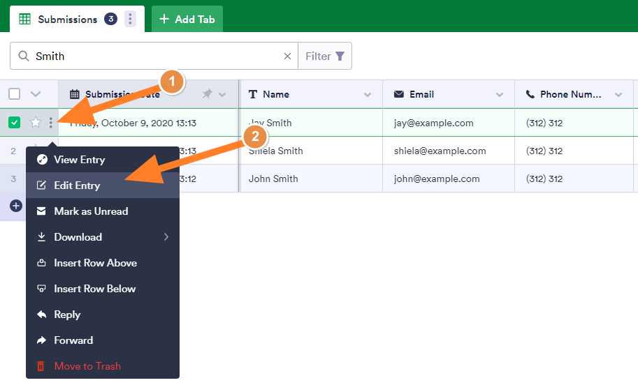 Miten muokata lomakevastauksia Image-4