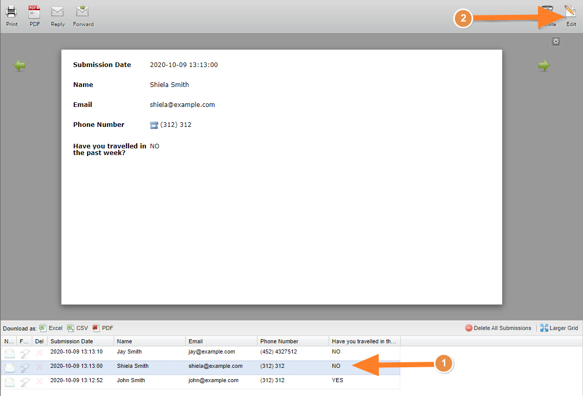 Miten muokata lomakevastauksia Image-6