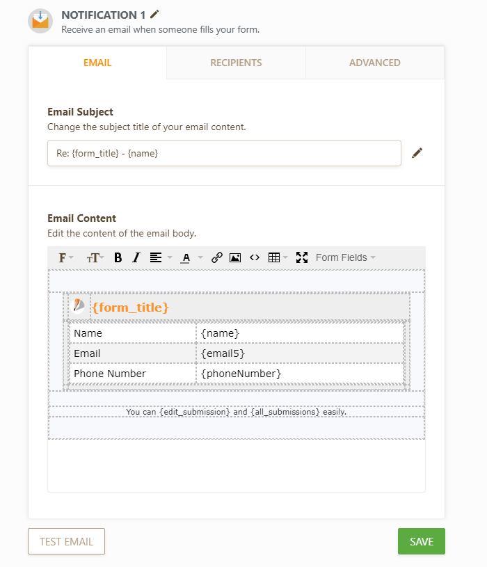 შეტყობინებისა და ავტომოპასუხე იმეილების პარამეტრების განმარტება Image-4