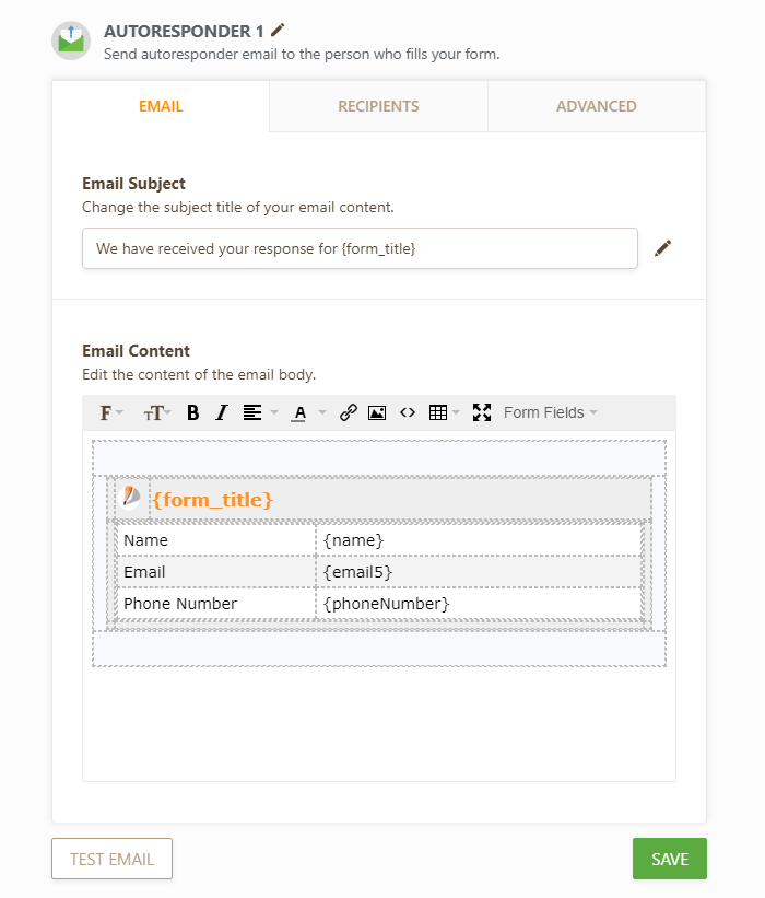 შეტყობინებისა და ავტომოპასუხე იმეილების პარამეტრების განმარტება Image-7