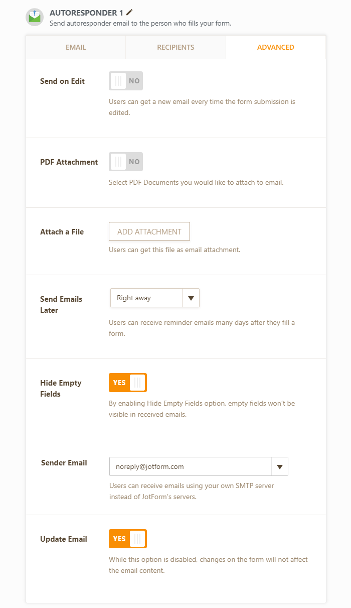 შეტყობინებისა და ავტომოპასუხე იმეილების პარამეტრების განმარტება Image-9
