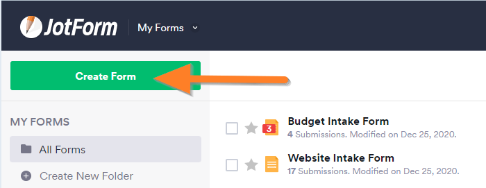 როგორ შევქმნა საკონტაქტო ფორმა Jotform-ში Image-1