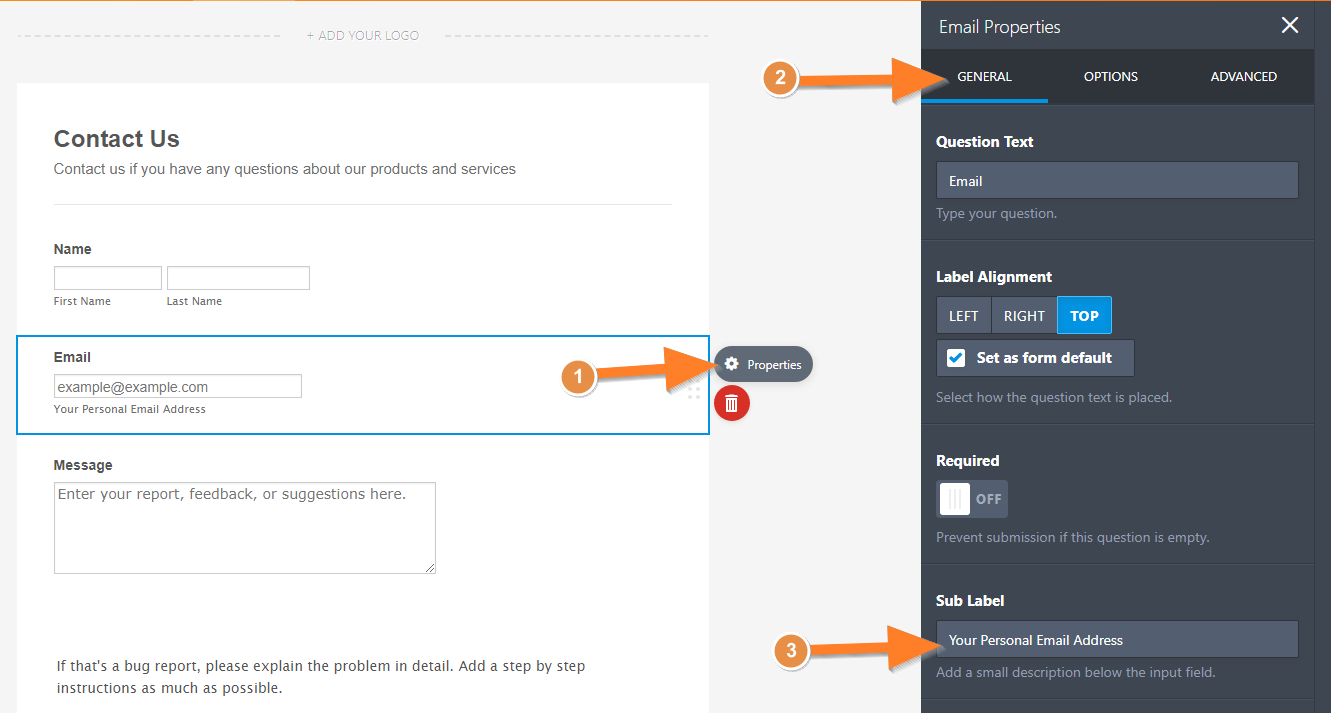 როგორ შევქმნა საკონტაქტო ფორმა Jotform-ში Image-6