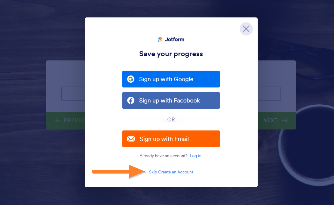 Continue Forms Later - Guest Users