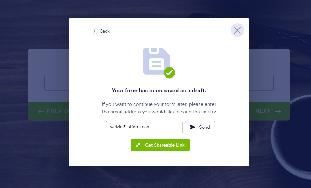 Continue Forms Later - Guest Users Skip Create Account