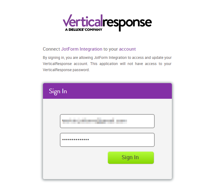 How to Integrate JotForm with Vertical Response
