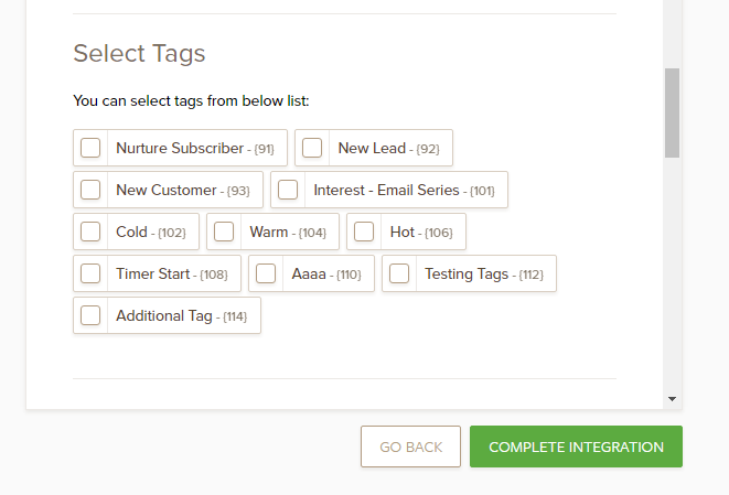 Can I apply a Infusionsoft tag when someone submits a form? Image 1 Screenshot 20