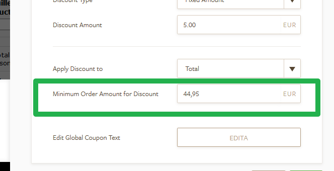 I cannot apply a coupon to the total price in Paypal Standard Image 1 Screenshot 40