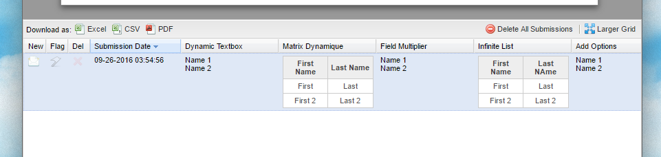 I want end user to fill in guest list fields on a form without adding new column for every entry Image 1 Screenshot 30